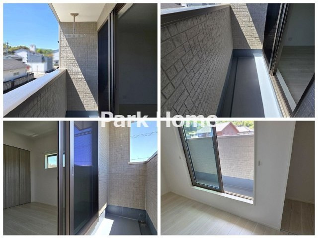 高知市朝倉己 ⑯ 新築戸建てのバルコニー