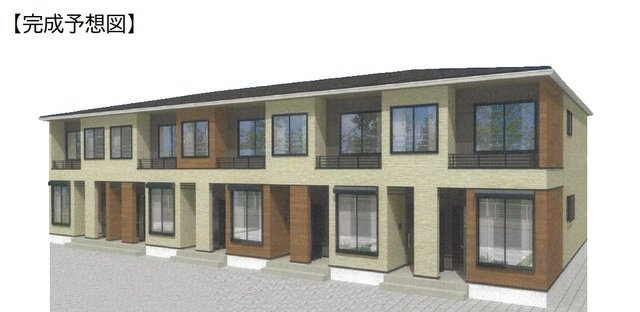 川越市アパートの外観