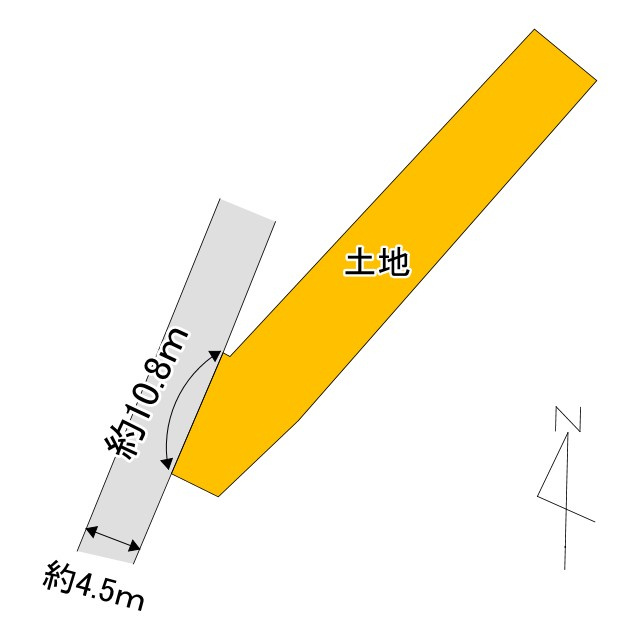 売土地　磐田市掛下の土地図
