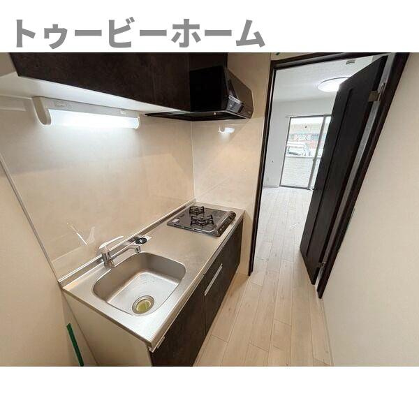 ジーメゾン狭山のキッチン|内装は落ち着いています