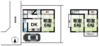 【間取り】 | 南志賀４丁目