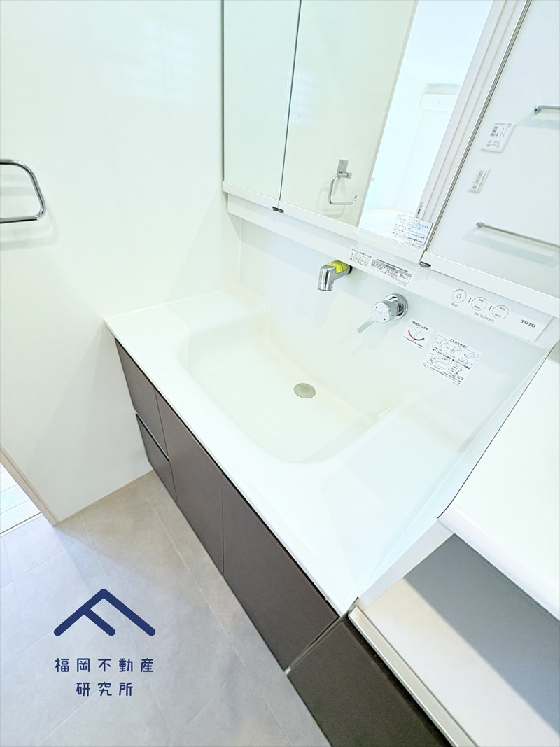 南区高宮２丁目 　戸建ての独立洗面台