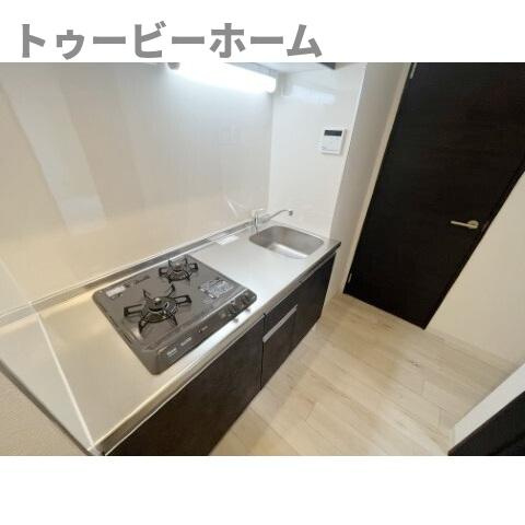 ジーメゾン狭山セレーノのキッチン|コンパクトなキッチンで掃除もラクラク