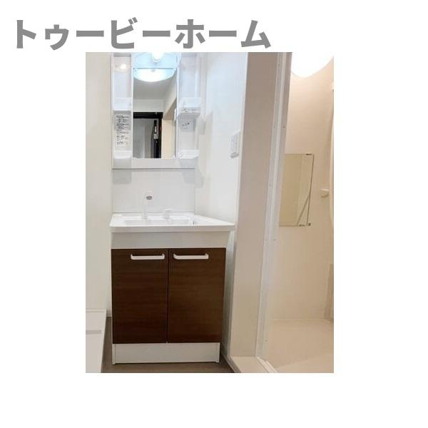 ジーメゾン新狭山アップサイドの独立洗面台|独立洗面台あり、毎朝おしゃれに忙しい女性の方におすすめです