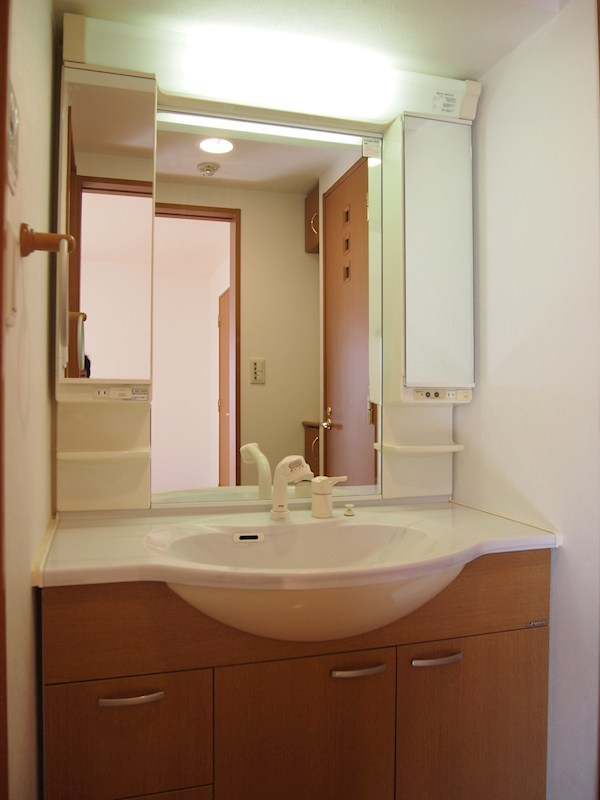 ルーブル学芸大学五番館　角部屋　分譲　ウォークインクローゼットの洗面所