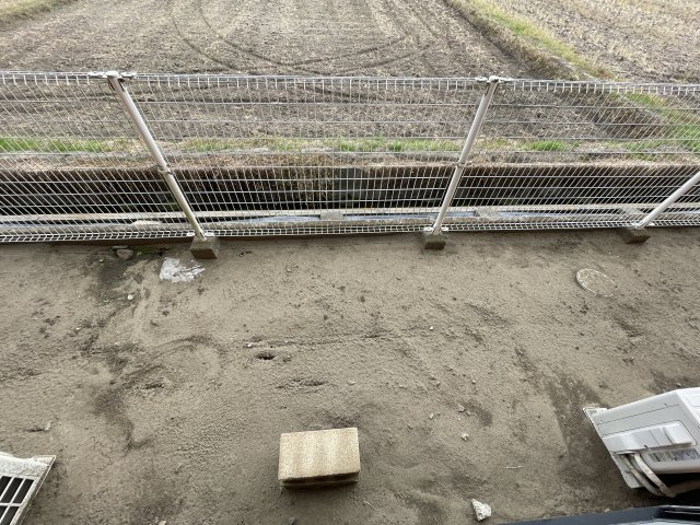 ジョリエ東金B棟のバルコニー