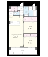 エクセルハイム東灘の間取り