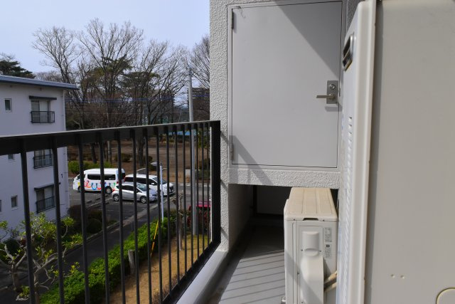 東村山市富士見町１丁目の中古マンションのバルコニー