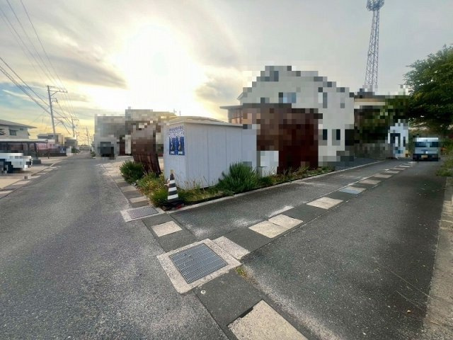 米子市富益町売土地の前面道路含む現地写真|前面道路になります。
