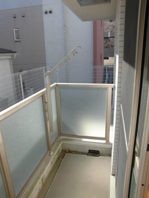 日当たり良好のバルコニー