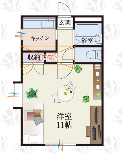【間取り】 | b’CASA深谷Ⅱre-born | 「b’CASA深谷Ⅱre-born」