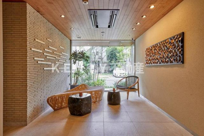 【ロビー】 | パークアクシス北千束ＭＯＣＸＩＯＮ | ゆとりのあるロビーです