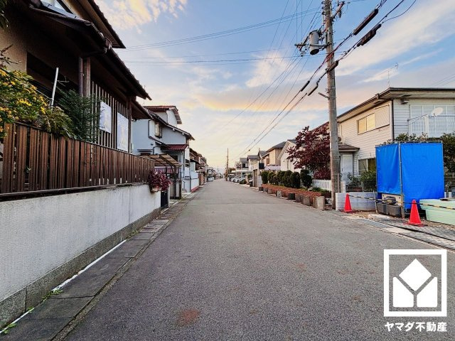 草津市平井6丁目　2期1号地の前面道路含む現地写真|11月7日　現地写真更新