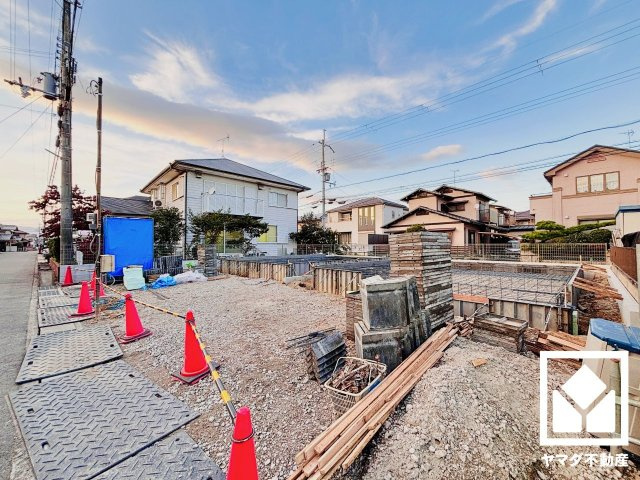 草津市平井6丁目　2期1号地の外観|11月7日　現地写真更新