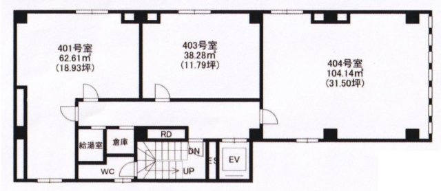 ＮＩＳＨＩＴＥＮＭＡＧＴＣＢＬＤＧ（西天満ＧＴＣＢＬＤＧ）の間取り