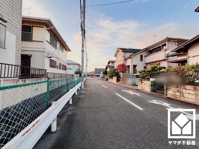 草津市平井6丁目　2期2号地の前面道路含む現地写真|11月7日　現地写真更新