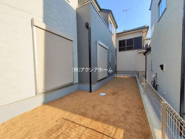 所沢市北野南1丁目・全4棟　新築一戸建　2号棟の庭|現地写真（2026年1月20日撮影）