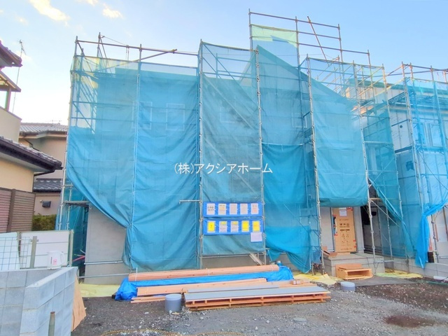 所沢市北野南1丁目・全4棟　新築一戸建　2号棟の外観|現地写真（2025年12月16日撮影）