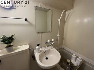 明るい洗面所です