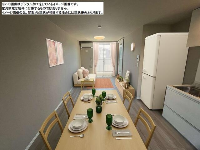 町田市三輪町のテラスの居間・リビング