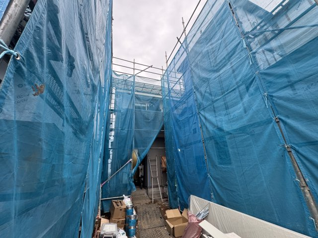 松戸市古ケ崎２丁目新築戸建の外観|C号棟外観・10月31日撮影