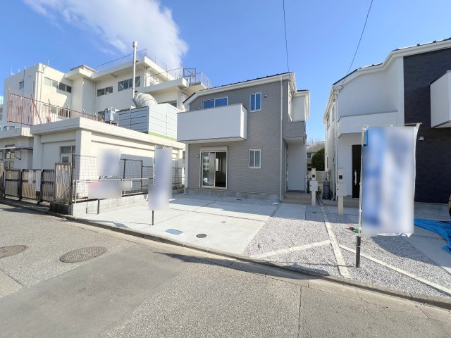 福生市熊川　新築戸建全3棟の外観|現地外観