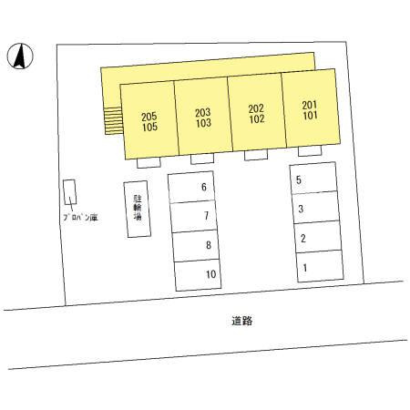 ガルテンの区画図|高崎、前橋のお部屋探しはエンドスケープまで！お客様の理想お聞かせ下さい♪