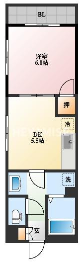 テラス辰の間取り