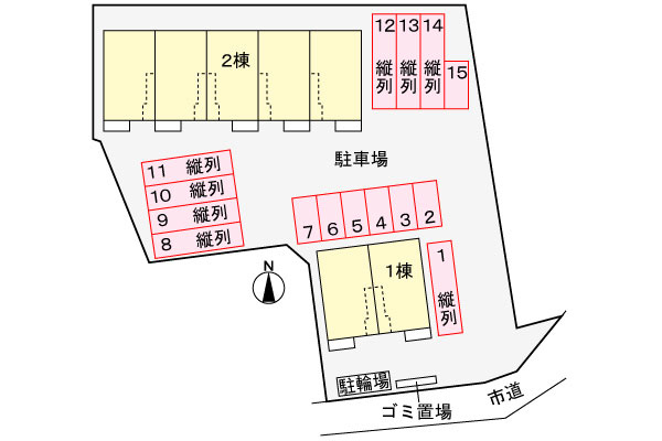 ル・プランタンⅠの区画図