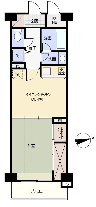 タオコート熱海の間取り