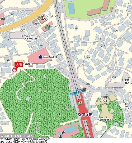 ＳＨ弘明寺の地図