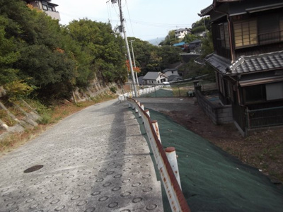【前面道路含む現地写真】 | 淡路市岩屋　古民家中古住宅