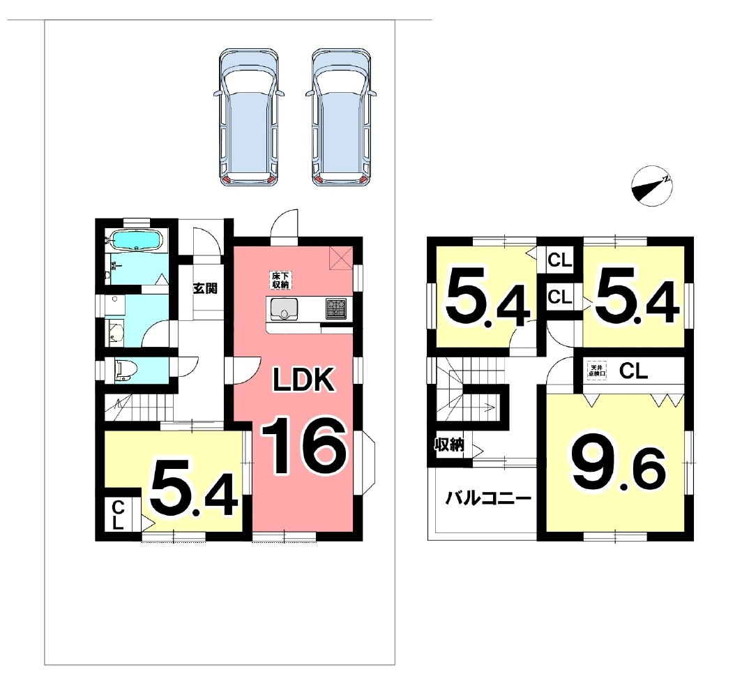 【仲介手数料無料／名古屋市南区】名古屋市南区星宮町　中古戸建の間取り