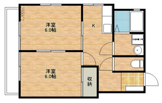 【間取り】 | ハイツクイーンパレス