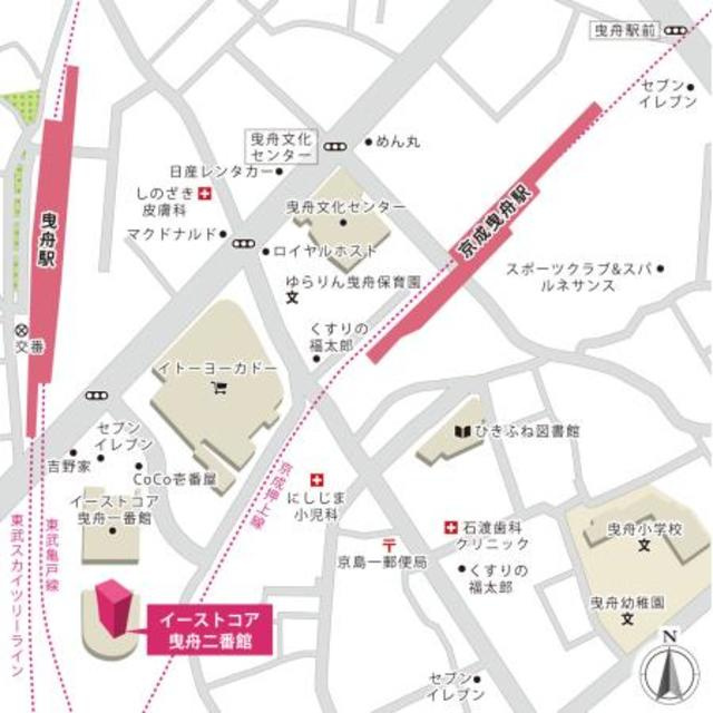 イーストコア曳舟二番館の地図