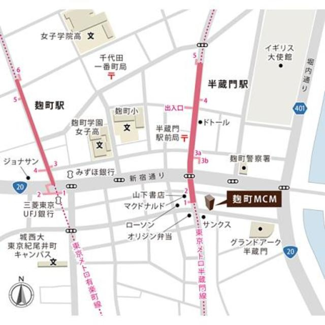 麹町ＭＣＭの地図