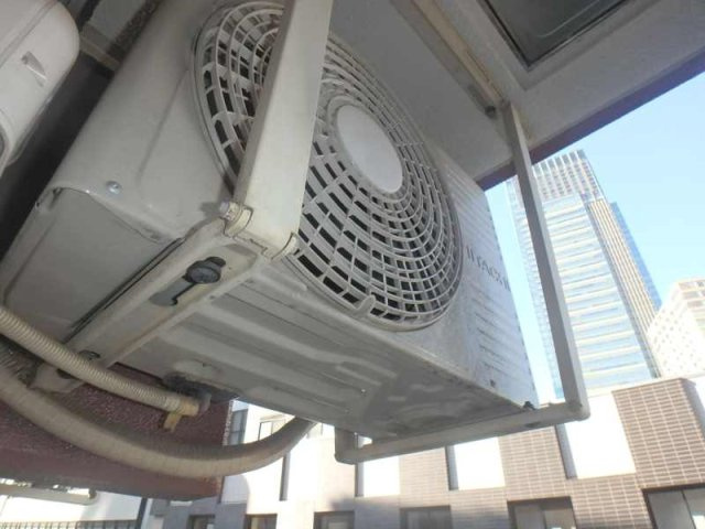 シンシア六本木のバルコニー|陽当たり良好なバルコニーです