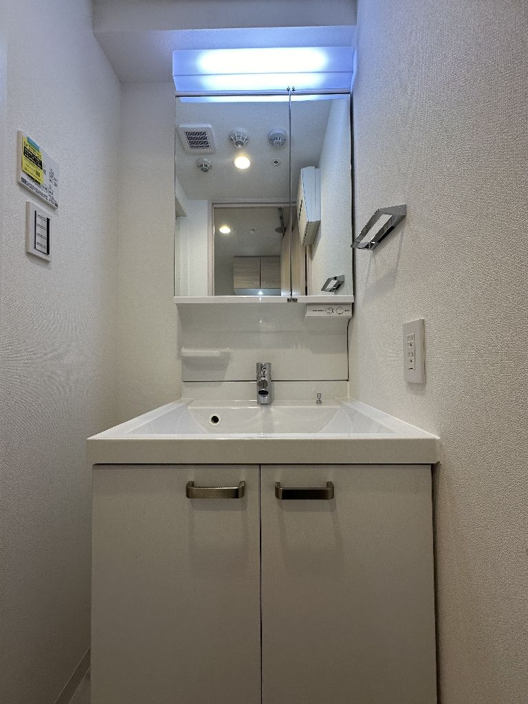 ＧＲＡＮ ＰＡＳＥＯ 三ノ輪の洗面所|広い洗面スペース