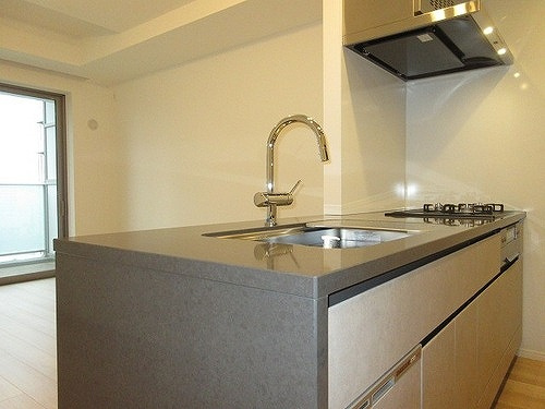 ＨＡＲＵＭＩ　ＦＬＡＧ　ＳＵＮ　ＶＩＬＬＡＧＥ　Ｔ棟のキッチン|キッチン