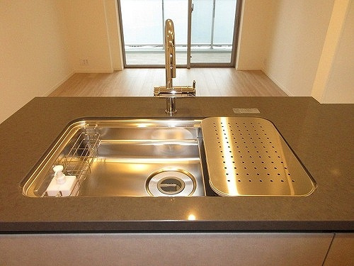 ＨＡＲＵＭＩ　ＦＬＡＧ　ＳＵＮ　ＶＩＬＬＡＧＥ　Ｔ棟のキッチン|シンク