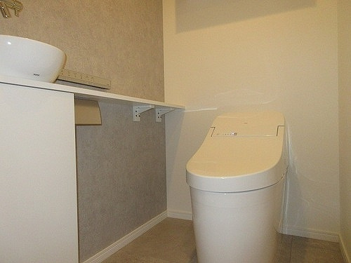 ＨＡＲＵＭＩ　ＦＬＡＧ　ＳＵＮ　ＶＩＬＬＡＧＥ　Ｔ棟のトイレ|トイレ