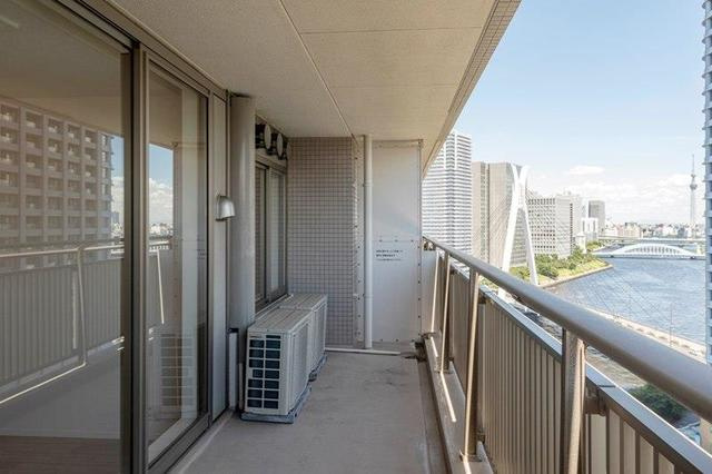 リバーポイントタワーのバルコニー|※写真は同タイプ住戸です。