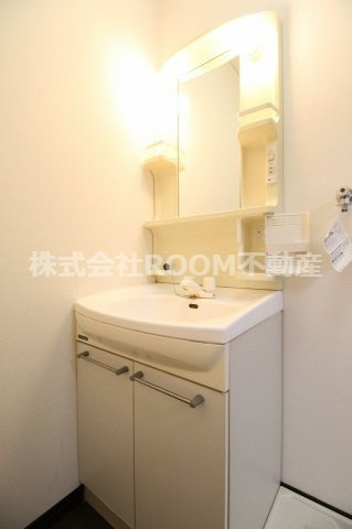 メゾン都原の独立洗面台|独立洗面台あり、毎朝おしゃれに忙しい女性の方におすすめです