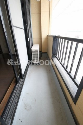 メゾン都原のバルコニー|陽当たり良好なバルコニーです