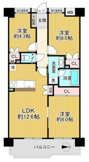 【間取り】 | レールシティ八王子