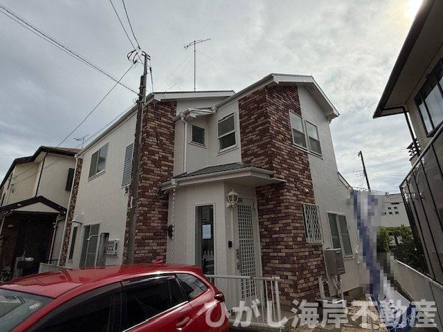 茅ヶ崎市東海岸北五丁目　新築戸建の前面道路含む現地写真|新規リフォーム完了！　現地外観
