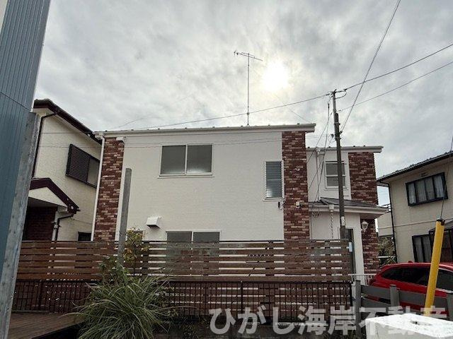 茅ヶ崎市東海岸北五丁目　新築戸建の外観|新規リフォーム完了！　現地外観