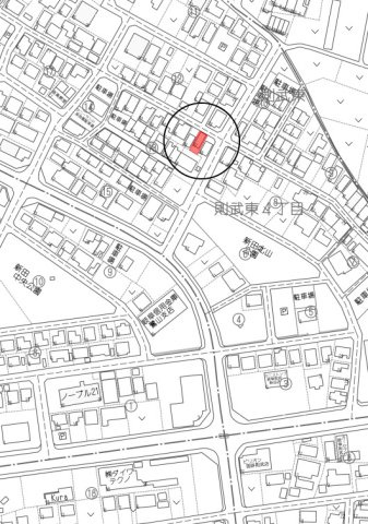 中古住宅　則武東４丁目の地図