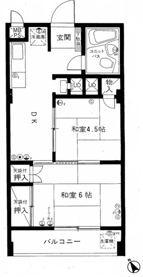 【間取り】 | ワコー高田馬場マンション | 内装後に引渡しとなります。図面は、内装前の図面となります。