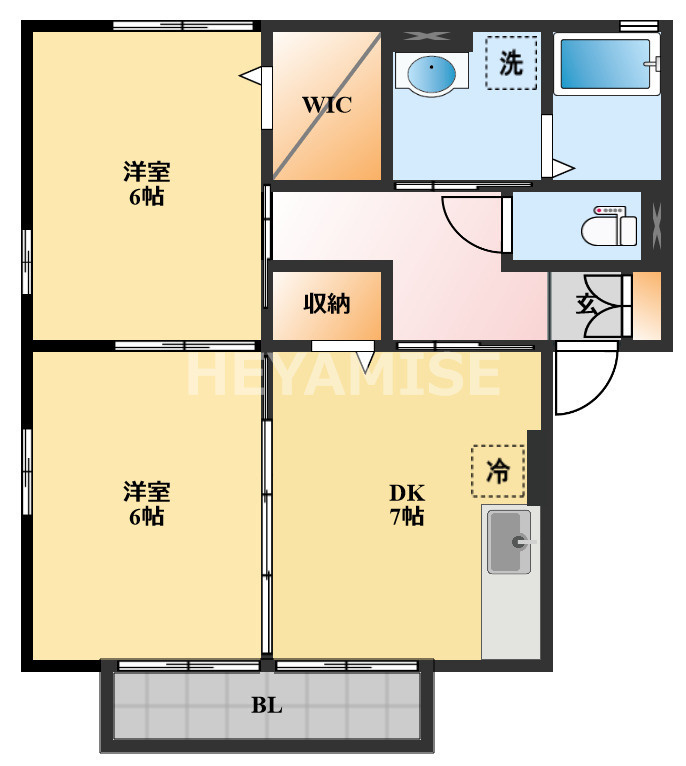 コンフォールM　Ⅲの間取り